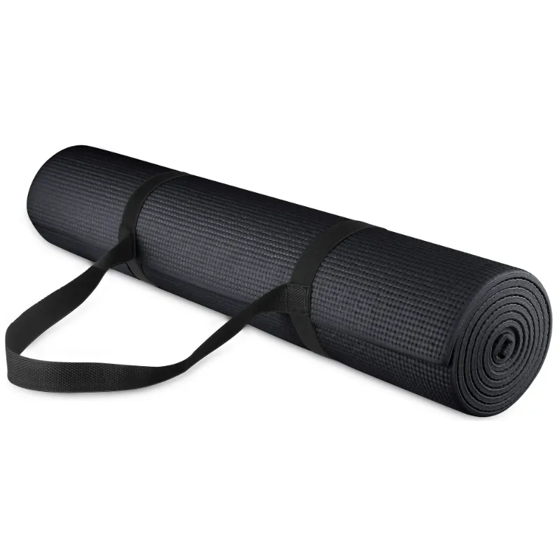 Photo 1 of BalanceFrom 1/4-inch Thick All Purpose High Density Non-Slip Yoga Mat with Carrying Strap
