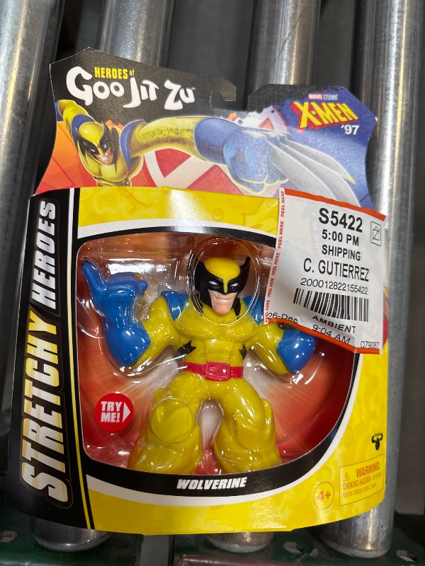 Photo 2 of Heroes of Goo Jit Zu Marvel Studios X-Men '97 Wolverine Stretchy Action Figure, with Metallic Rheoscopic X-Gene Filling,Stretch Wolverine Up to 3 Times His Size