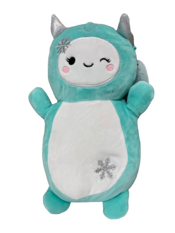 Photo 1 of Yollie the 10" Teal Yeti Stuffeed Squishmallows Hugmees Ultra Soft Cuddle Toy
