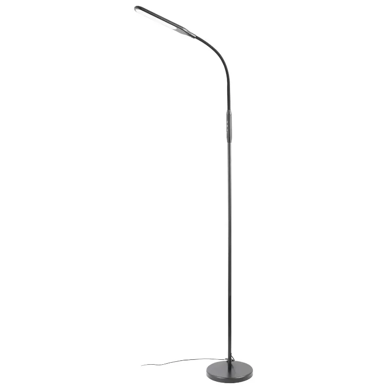 Photo 1 of Mainstays Modern 71 LED Floor Lamp with 4 Brightness & 4 CCT Settings Black Teen & Twen & Adult
