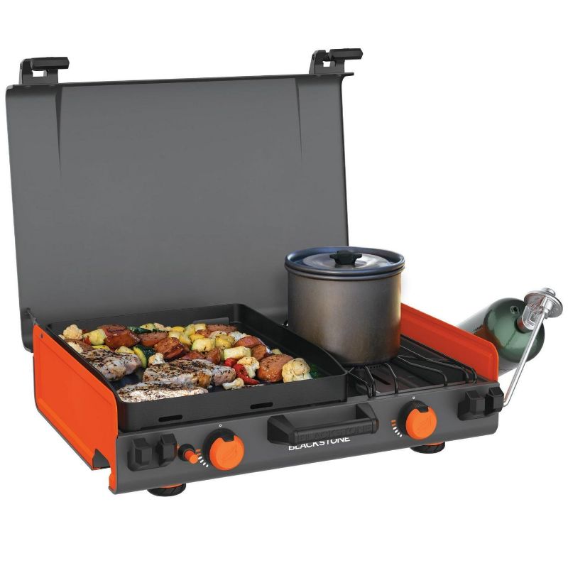 Photo 1 of Blackstone Adventure Ready 14” Propane Camping Griddle with Side Burner
