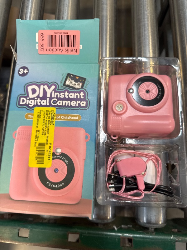 Photo 1 of BYSERTEN Kids Camera Instant Print Portable Digital Cameras for Boys & Girls Age 6-12 Birthday Gifts - Pink
