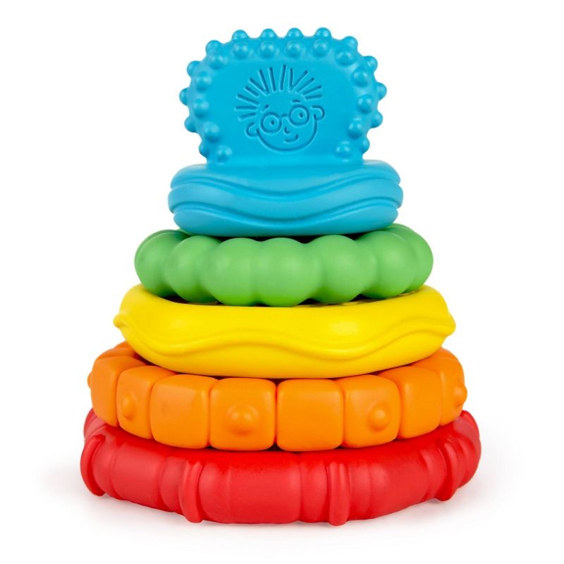 Photo 1 of Baby Einstein Stack & Teethe Multi-Textured Teether Toy
