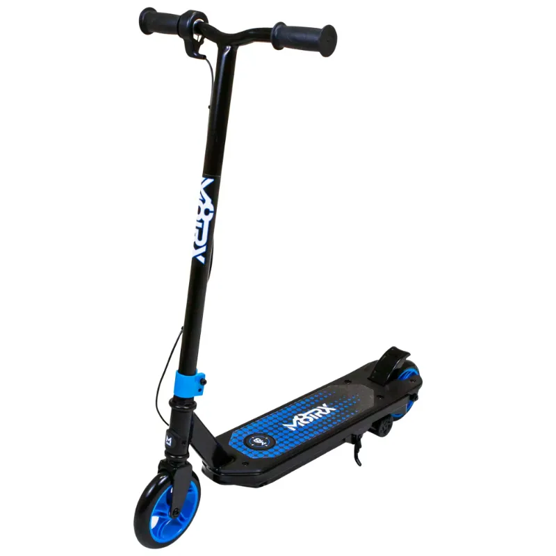 Photo 1 of M8TRX Blue 12V Electric Scooter for Kids Ages 6-12, Powered E-Scooter with Speeds of 8 MPH
