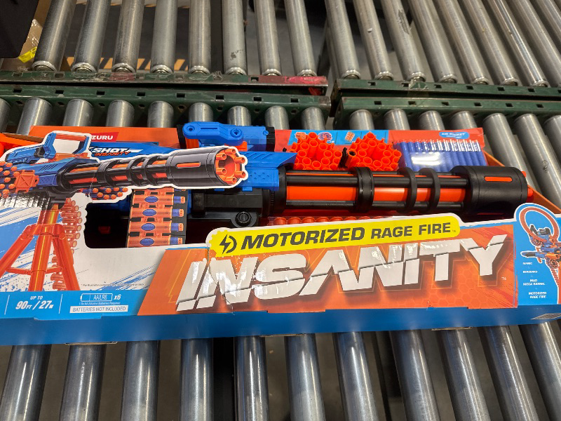 Photo 2 of X-Shot Insanity Motorized Rage Fire (72 Darts) by ZURU Plastic Dart Blaster for Ages 8 & up
