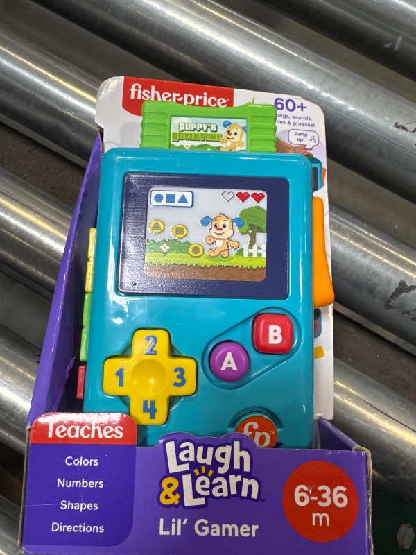 Photo 2 of Fisher-Price Baby & Toddler Toy Laugh & Learn Lil’ Gamer Pretend Video Game with Lights & Music for Infants Ages 6+ Months?