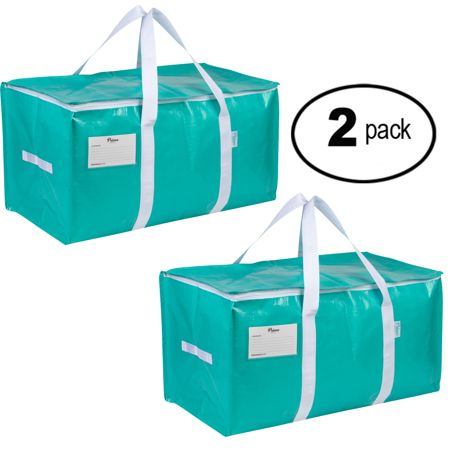 Photo 1 of Primo Bags Heavy Duty Moving Packing and Storage Bags Storage Totes - Reusable Alternative to Moving Boxes with Strong Handles & Zippers Fold Flat 27
