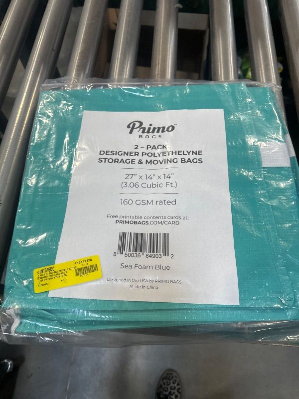 Photo 2 of Primo Bags Heavy Duty Moving Packing and Storage Bags Storage Totes - Reusable Alternative to Moving Boxes with Strong Handles & Zippers Fold Flat 27
