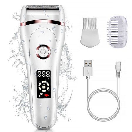 Photo 1 of Electric Razor for Women Rechargeable Wet and Dry Painless Lady Shaver Body Hair Remover for Face Legs Underarms and Bikini Trimmer Cordless Waterproo
