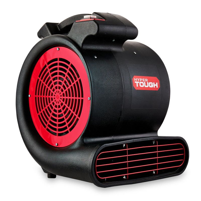 Photo 1 of Hyper Tough 1/4 HP 2-Speed Utility Fan Air Mover Floor Carpet Dryer with 15ft Powercord Black
