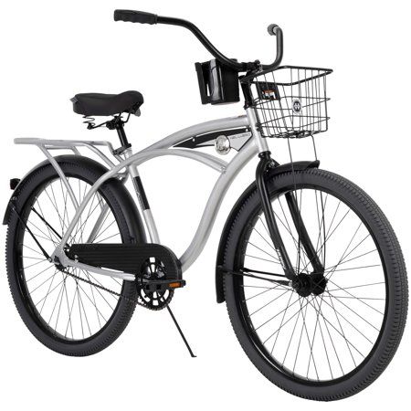 Photo 1 of Huffy 26 in. Nel Lusso Men’s Beach Cruiser Bike Silver
