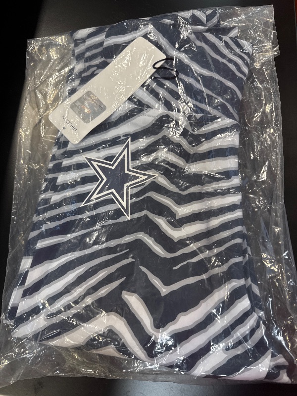 Photo 2 of Zubaz NFL Women's Basic Zebra Print Legging, Dallas Cowboys Small