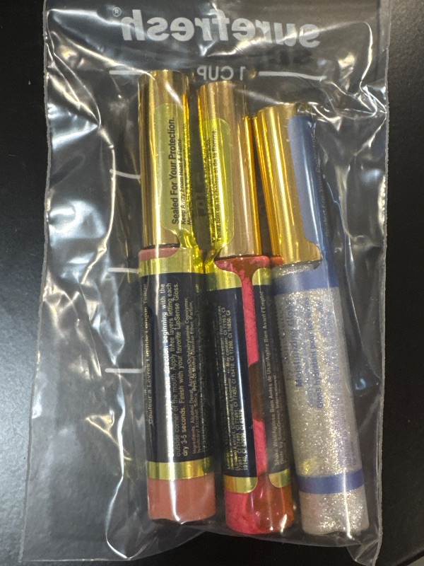 Photo 2 of SeneGence LipSense Liquid Lip Color 3 Pack (Colors May Vary) 