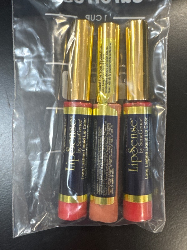 Photo 2 of SeneGence LipSense Liquid Lip Color 3 Pack (Colors May Vary) 