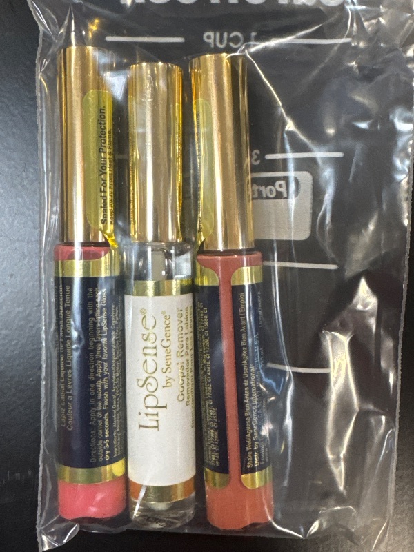 Photo 2 of SeneGence LipSense Liquid Lip Color 3 Pack (Colors May Vary) 