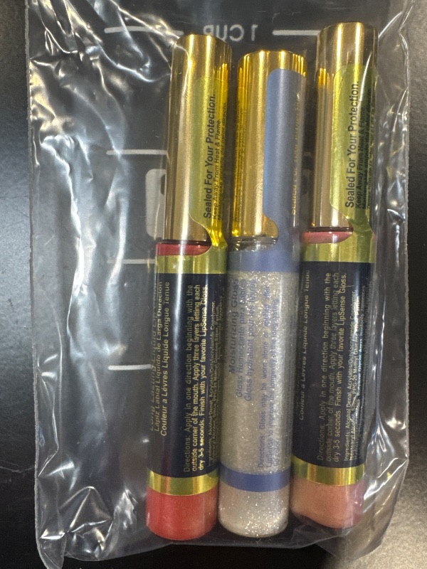 Photo 2 of SeneGence LipSense Liquid Lip Color 3 Pack (Colors May Vary) 