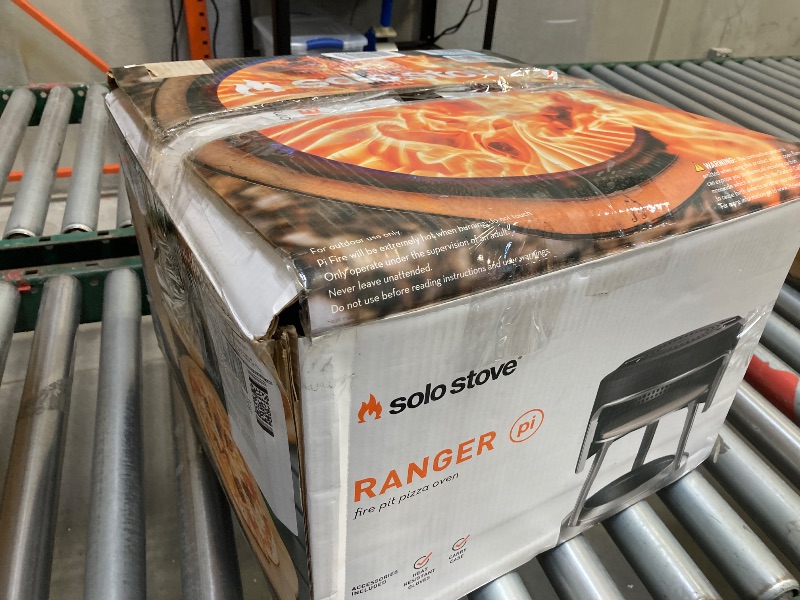 Photo 2 of Solo Stove Ranger Pi Fire | Pizza Oven Accessory for Ranger Fire Pit, Incl. Carry Case & Cordierite Pizza Stone, Wood Burning Assembly, Stainless Steel, (H x Dia): 15.7 x 15 in, 13.4 lbs