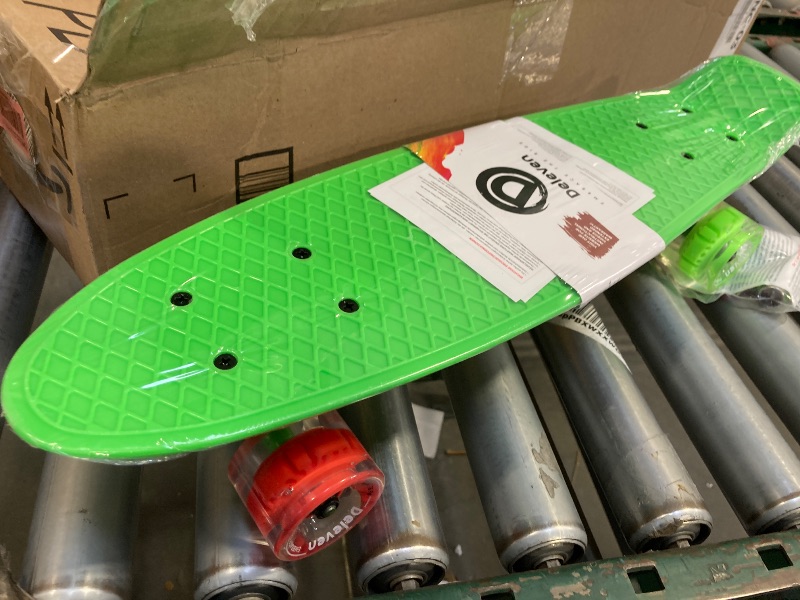 Photo 3 of Deleven 22" Skateboard with Bright LED Wheels, Skate Tool, ABEC 7 Bearings - for Kids Beginners Adults