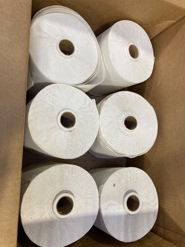 Photo 2 of Tork Matic Paper Hand Towel Roll White H1, Universal, 100% Recycled Fiber, 6 Rolls x 700 ft, 290089