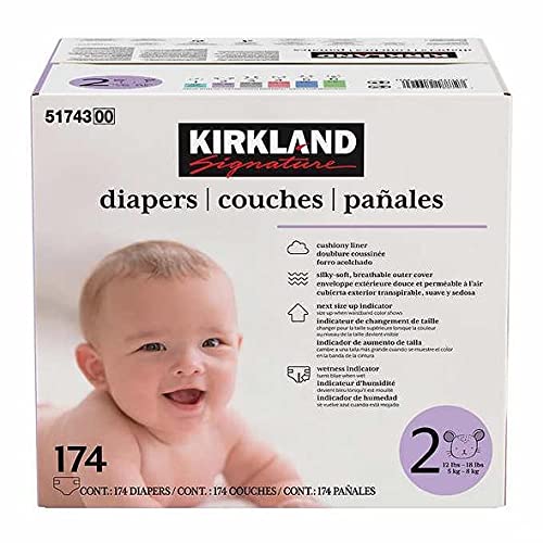 Photo 1 of Kirkland Signature Diapers Size 2 (174 Count)
