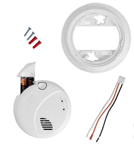 Photo 2 of First Alert BRK Precision Detection Wired Talking Smoke/CO Alarm, 2-pack
