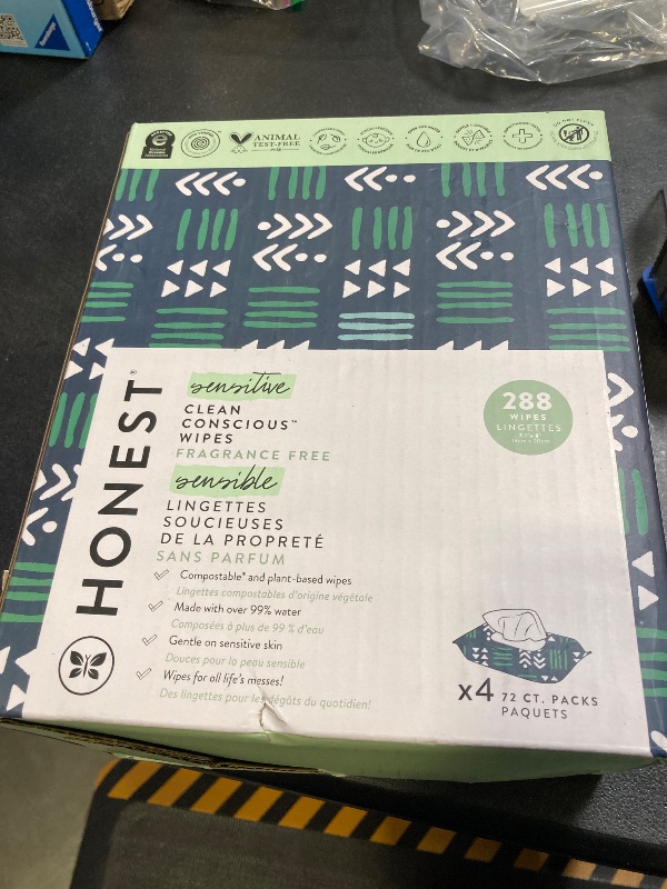 Photo 2 of The Honest Company Clean Conscious Unscented Wipes Over 99% Water