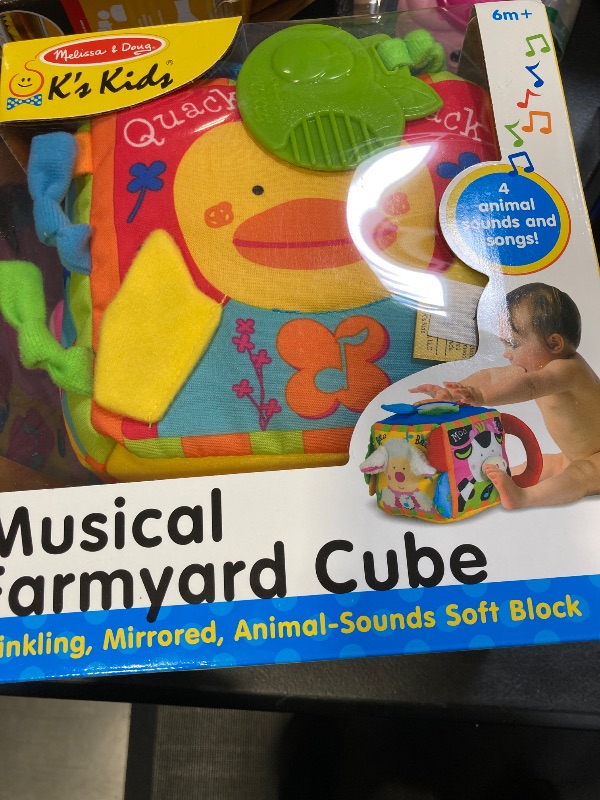 Photo 2 of Melissa & Doug K's Kids Musical Farmyard Cube Educational Baby Toy