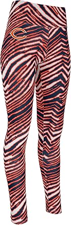 Photo 1 of L - Zubaz NFL Women's Basic Zebra Print Legging
