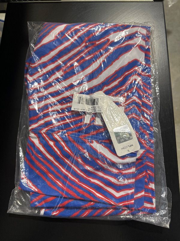 Photo 2 of L - Zubaz NFL Women's Basic Zebra Print Legging, New York Giants, Large Team Color