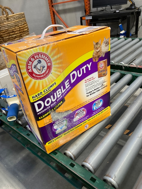 Photo 2 of Arm & Hammer Double Duty Advanced Odor Control Clumping Cat Litter 40LBS