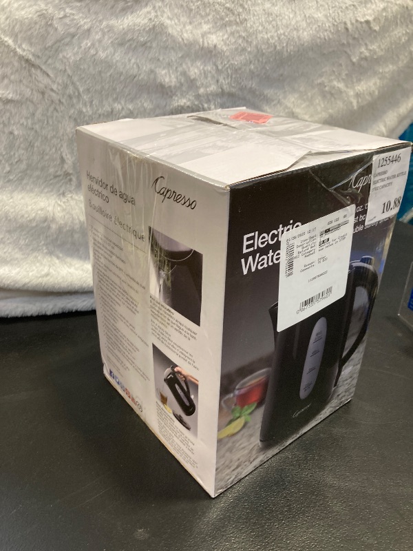 Photo 4 of Capresso Large 57-ounce Electric Water Kettle  Black 279.01