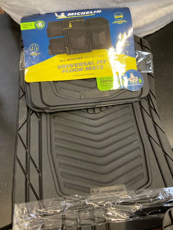 Photo 2 of Michelin Heavy Duty 4-piece Floor Mat Set 