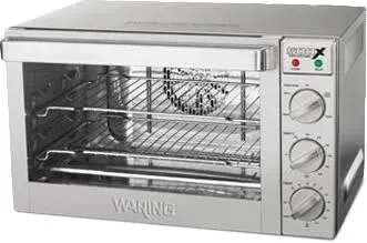 Photo 1 of Waring Commercial WCO500X Half Size Pan Convection Oven 120v  5-+15 Phoased Plug -Steel