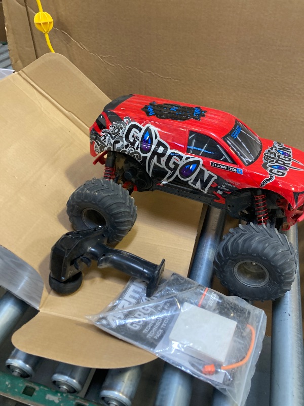 Photo 2 of ARRMA RC Truck Gorgon 2 Wheel Drive MT1/10 RTR (Ready-to-Run with Battery and Charger Included) Smart 3300 7C S120 USB Yellow ARA3230ST1