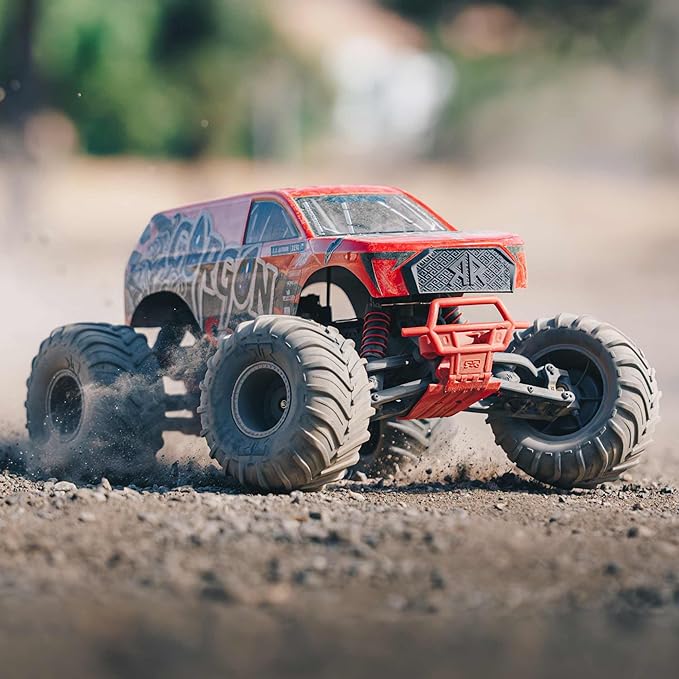 Photo 1 of ARRMA RC Truck Gorgon 2 Wheel Drive MT1/10 RTR (Ready-to-Run with Battery and Charger Included) Smart 3300 7C S120 USB Yellow ARA3230ST1