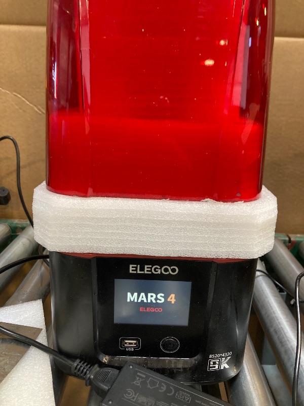 Photo 3 of ELEGOO Mars 4 MSLA 3D Printer with 7" 9K Monochrome LCD, UV Resin Photocuring Printer, Multiple Print Modes, Printing Size of 6.04 x 3.06 x 6.89 inches