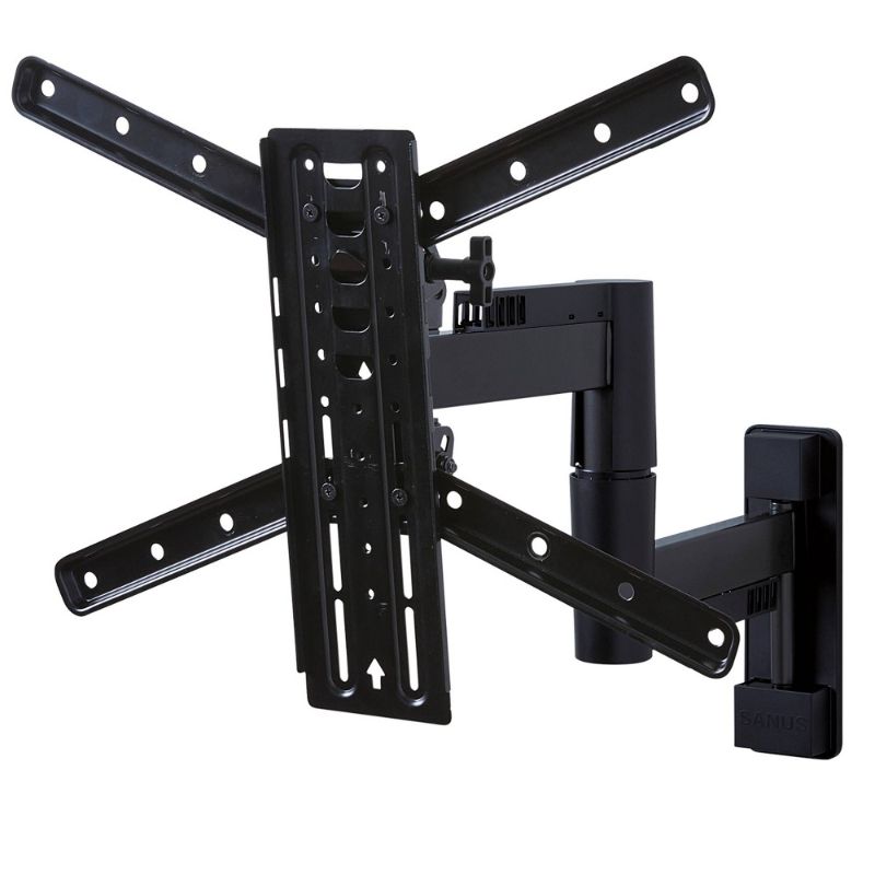 Photo 1 of Sanus Accents Medium Full Motion TV Wall Mount for 22-55" TVs – Black (AMF319-B1)
