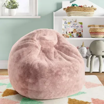 Photo 1 of Fuzzy Fur Kids' Bean Bag - Pillowfort™
