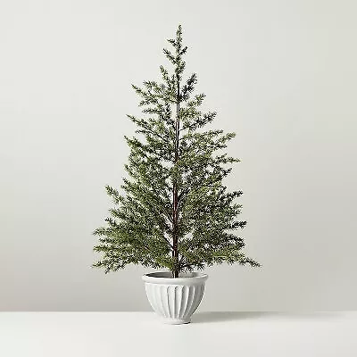 Photo 1 of 42" Faux Spruce Tree in Fluted Porch Pot - Hearth & Hand
