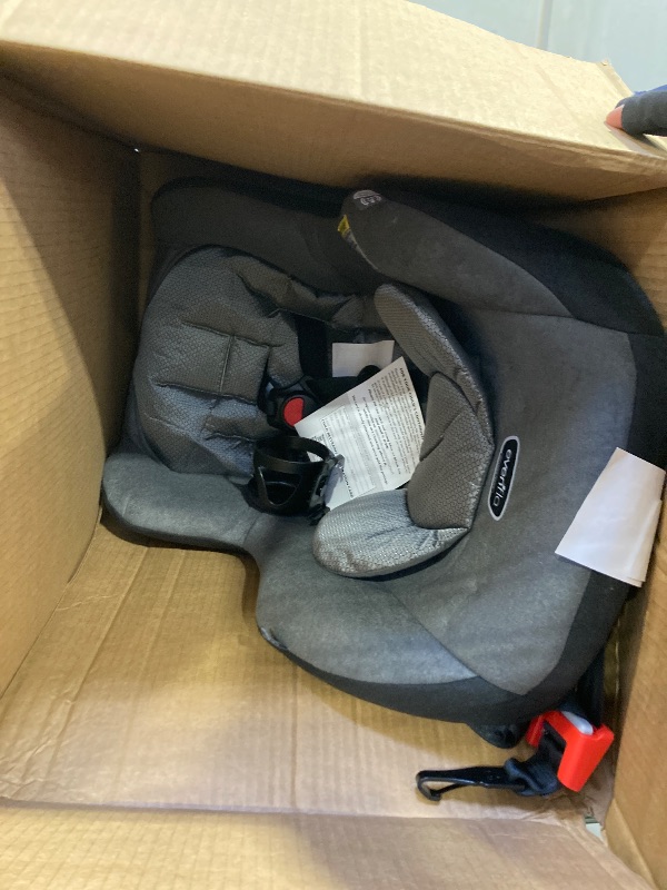 Photo 2 of Evenflo Tribute LX 2-in-1 Lightweight Convertible Car Seat, Travel Friendly (Saturn Gray)