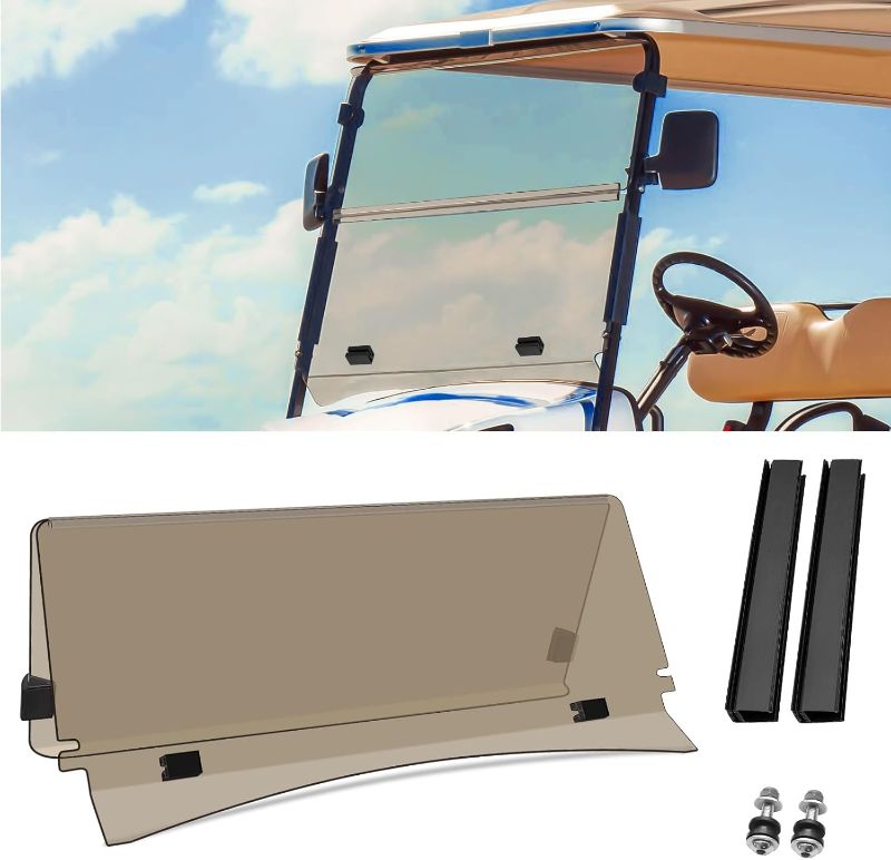 Photo 1 of TXT Windshield for 2014+ EZGO TXT Golf Cart 5MM