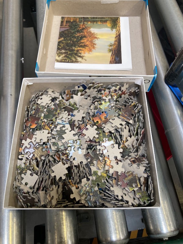 Photo 1 of Buffalo Games - Kim Norlien - Peace Like A River - 1000 Piece Jigsaw Puzzle for Adults -Challenging Puzzle Perfect for Game Nights - Finished Size is 26.75 x 19.75

