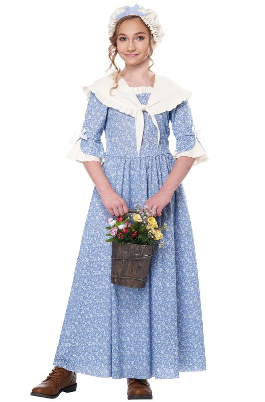 Photo 1 of Child Colonial Village Girl Costume | Historical Costumes
SIZE MEDIUM