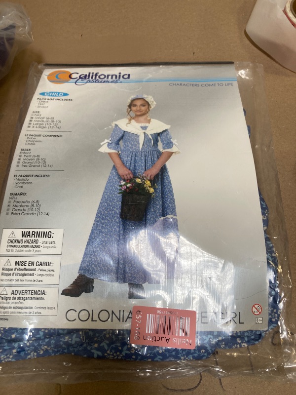 Photo 1 of Child Colonial Village Girl Costume | Historical Costumes
SIZE MEDIUM