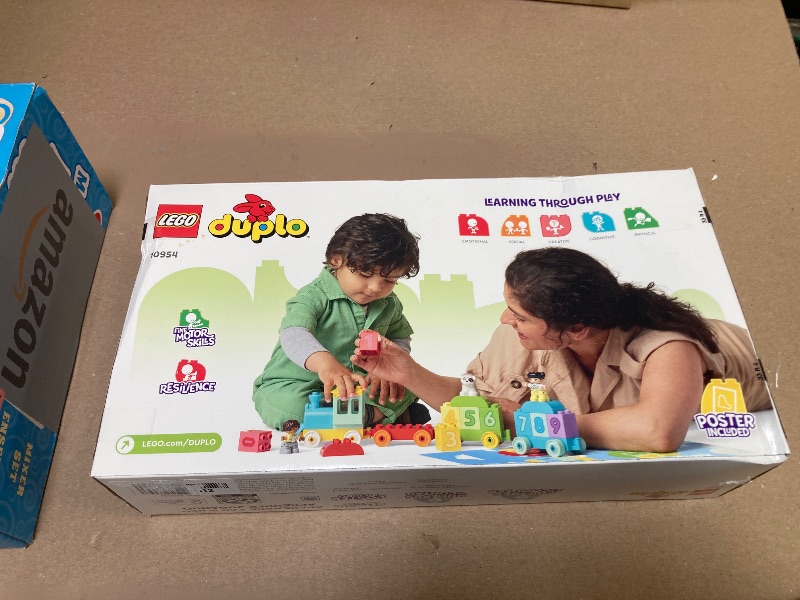 Photo 1 of LEGO DUPLO My First Number Train Toy with Bricks for Learning Numbers, Preschool Educational Toys for 1.5-3 Year Old Toddlers, Girls & Boys, Early Development Activity Set, 10954