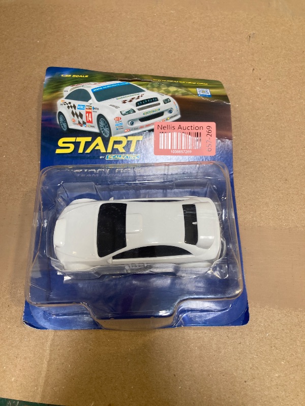 Photo 2 of Scalextric Start Rally Style Car Team Modified 1:32 Slot Race Car C4116 Blue