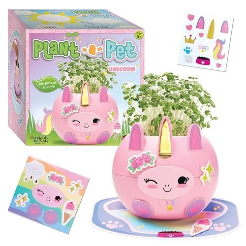 Photo 1 of 2 pack Creativity for Kids Plant-a-Pet: Unicorn, Stocking Stuffers for Kids, Unicorn Gifts for Girls
