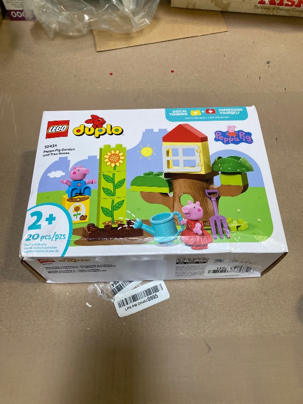 Photo 2 of LEGO DUPLO Peppa Pig Garden and Tree House Toddler Toy, Building Block Learning Set for Preschool Kids with 2 Figures Included, Peppa Pig Toy Gift Idea for Toddlers Ages 2 and Up, 10431