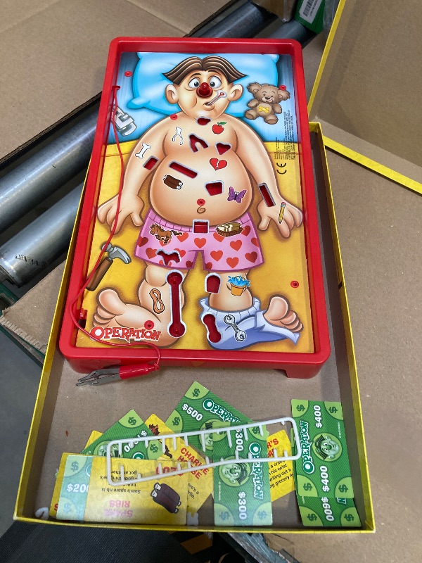 Photo 2 of Hasbro Gaming Operation Electronic Board Game with Doctor Cards and Funny Ailments, Kids Games, 1+ Players, Funny Board Game for Children Ages 6+