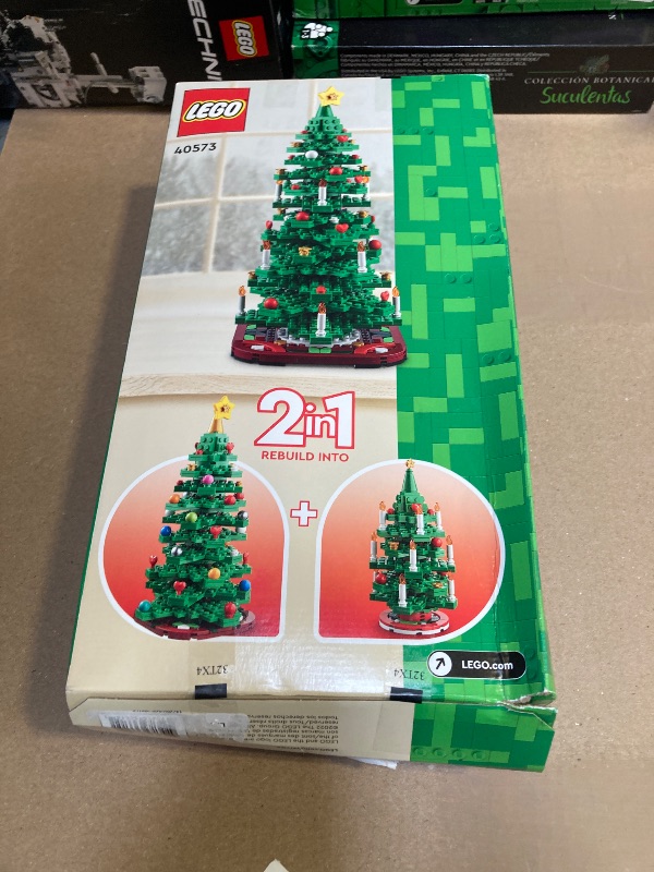 Photo 2 of LEGO Christmas Tree - Building Toys for Kids, Boys & Girls, Ages 12+ - Mini Christmas Tree Decorations for Tabletop & Home - Gifts for Boys & Girls - 40573